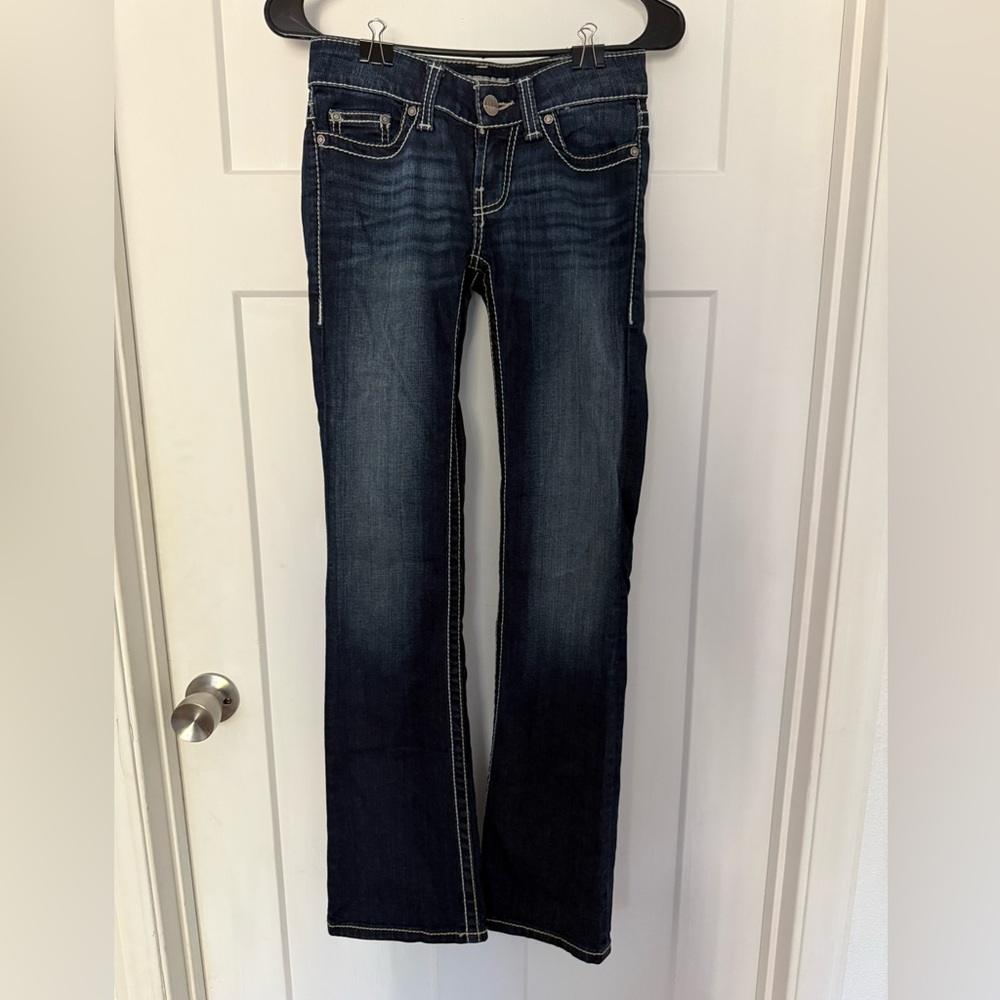 BKE Women's Deep Indigo Boot Cut Jeans